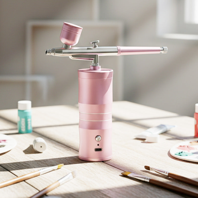 🎨Sladdlöst airbrush-set för olika användningsområden