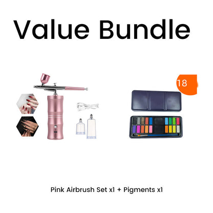 🎨Sladdlöst airbrush-set för olika användningsområden