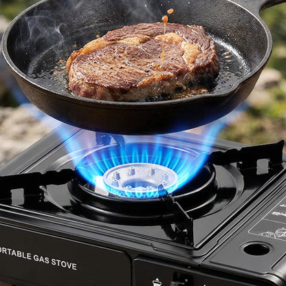 🔥🎁Nyhet 50 % RABATT🔥Bärbar spis för butan och flytande gas