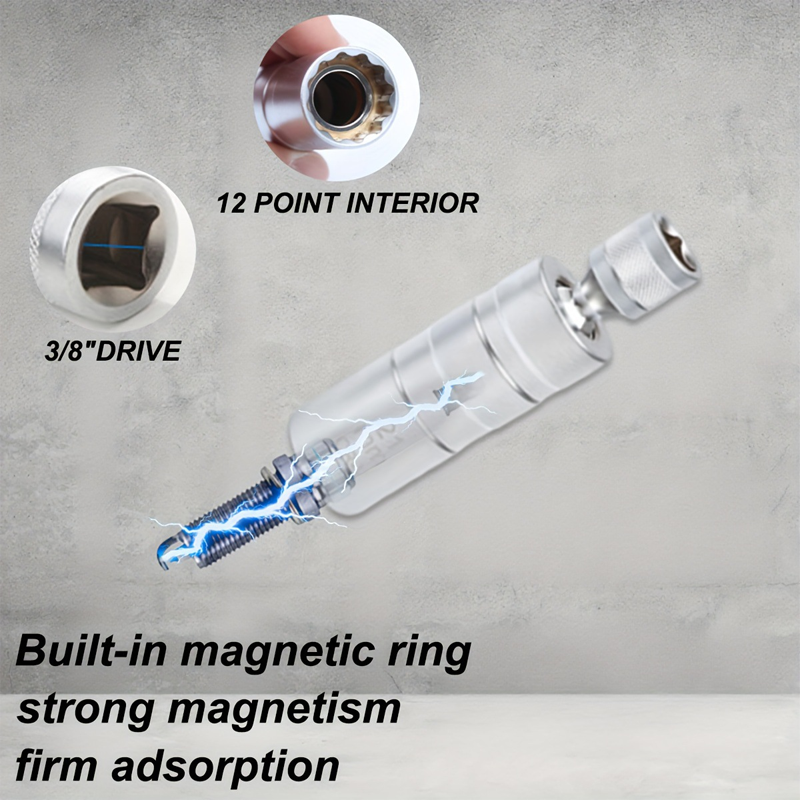 🔥10-delars magnetisk svängbar tändstiftshylsa