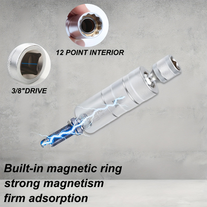 🔥10-delars magnetisk svängbar tändstiftshylsa