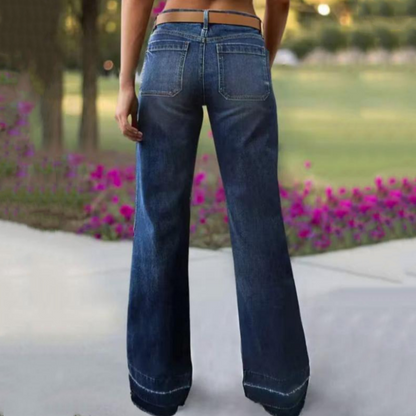🎁Nya Tillskott 2026 – 50% Rabatt💥Retro Flare Jeans för Kvinnor med Fickor