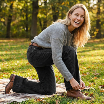 🎁Nya Tillskott 2026 – 50% Rabatt💥Retro Flare Jeans för Kvinnor med Fickor