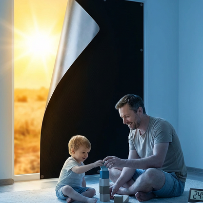 🪟 60% RABATT! ✨ Återanvändbar Magnetisk Mörkläggningsgardin – Lätt att installera, Tätningsfunktion & Perfekt för sömn 🛌