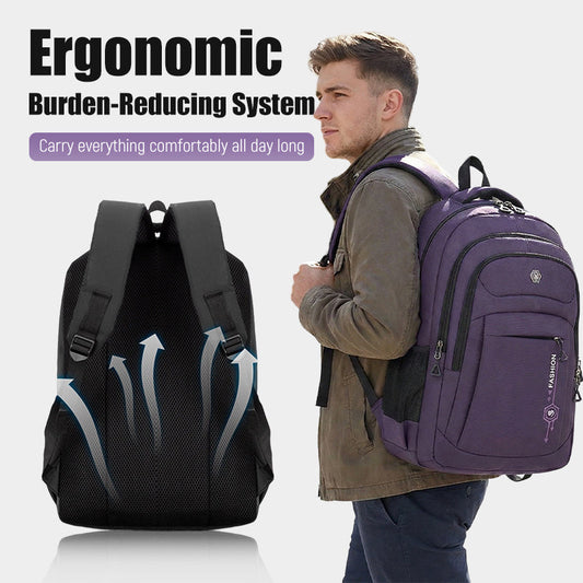 🎒 60% RABATT! 💼 Lätt och Slitstark Ryggsäck – Rymlig, Ergonomiskt designad & Perfekt för skola och arbete ✨