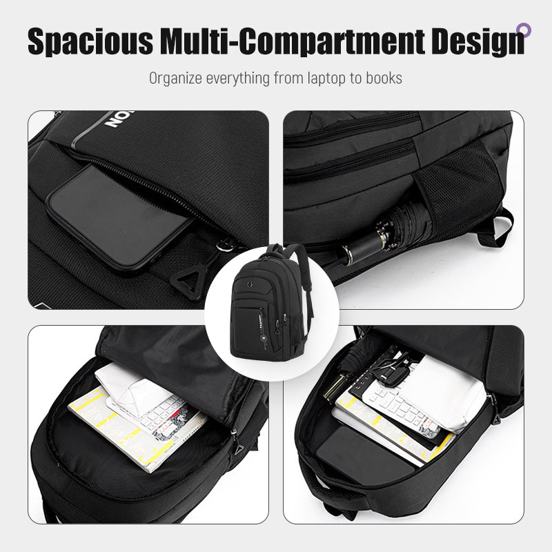 🎒 60% RABATT! 💼 Lätt och Slitstark Ryggsäck – Rymlig, Ergonomiskt designad & Perfekt för skola och arbete ✨
