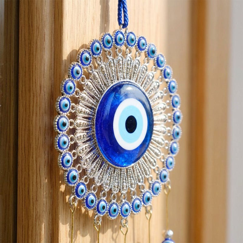 🧿 50% RABATT! ⚡ Nazar Amulett Vindspel – Skyddsymbol mot Onda Ögat, Dekorativ för Hemmet & Perfekt Present ✨