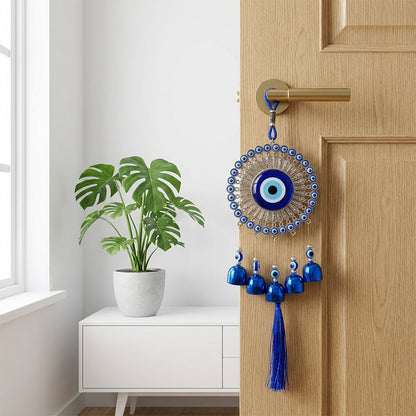 🧿 50% RABATT! ⚡ Nazar Amulett Vindspel – Skyddsymbol mot Onda Ögat, Dekorativ för Hemmet & Perfekt Present ✨