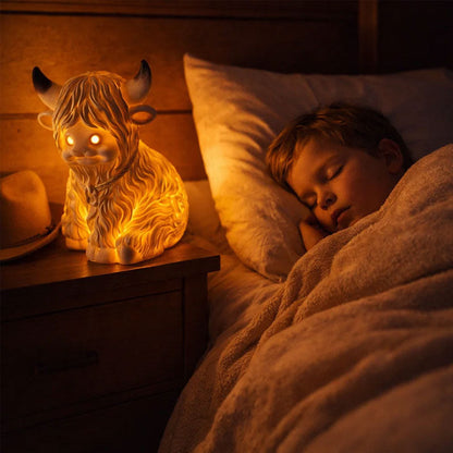 🐮Nyhet 50 % RABATT🔥Varm Highland Light: Lampa i form av en Highland-ko