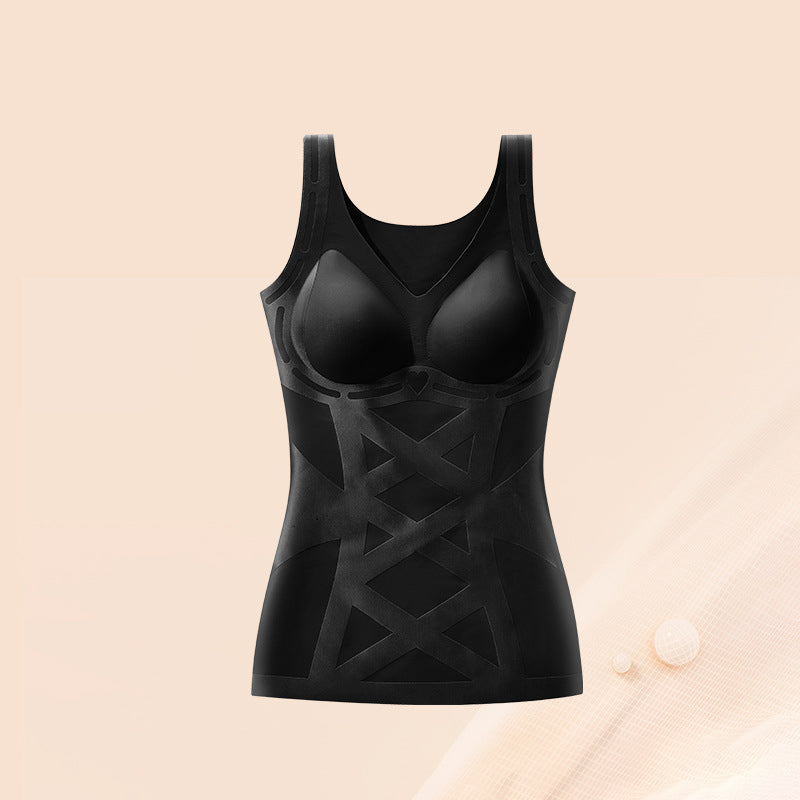 📢📢🔥50 % RABATT !! ✨Sömlös kroppsformande camisole med inbyggd behå