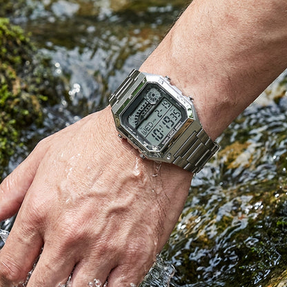 ⏳Begränsad tid – 50% rabatt⏰Neutral fyrkantig digitalklocka med självlysande display