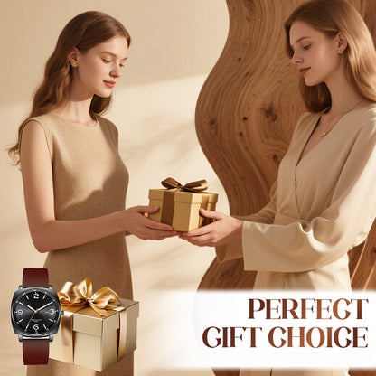 ⌚ 60% RABATT! 🕰️ Klassiskt Vardagsur med Kvartsverk – Tidlös design, Tyst gång & Lättläst urtavla ✨