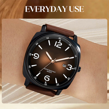 ⌚ 60% RABATT! 🕰️ Klassiskt Vardagsur med Kvartsverk – Tidlös design, Tyst gång & Lättläst urtavla ✨