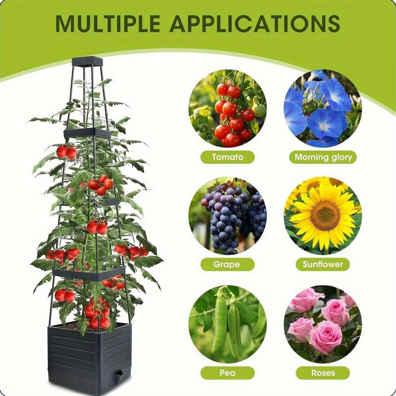 50% RABATT NU☀️Upphöjda blomlådor med spaljé till trädgården💧