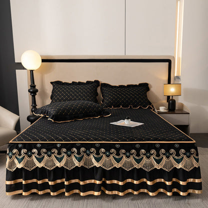 📢📢2026 NY PRODUKT – 60% RABATT✨Ruggigt lakan + påslakan + örngott💓🛏️ Fångar stundens elegans och komfort