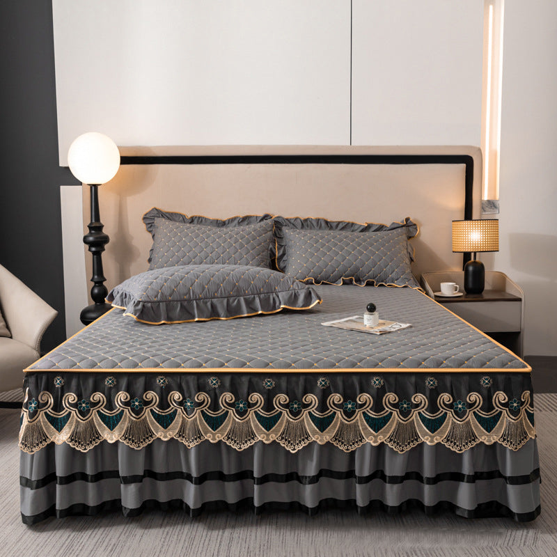 📢📢2026 NY PRODUKT – 60% RABATT✨Ruggigt lakan + påslakan + örngott💓🛏️ Fångar stundens elegans och komfort