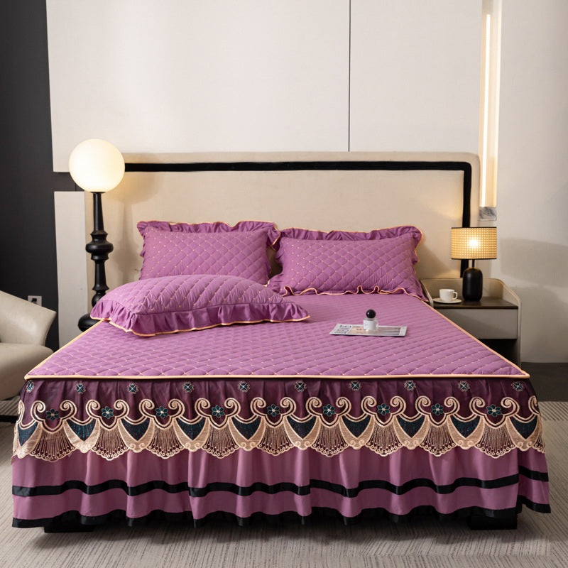 📢📢2026 NY PRODUKT – 60% RABATT✨Ruggigt lakan + påslakan + örngott💓🛏️ Fångar stundens elegans och komfort