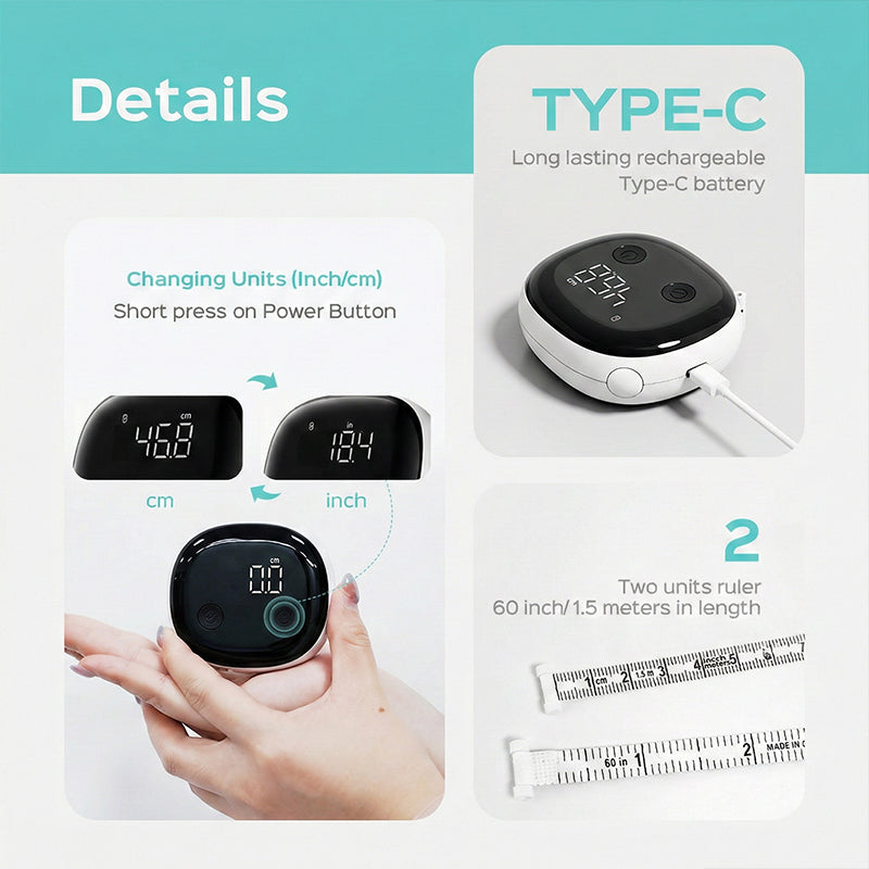 🔥🔥Köp 2  ✈Fri frakt🚀Smart Bluetooth-måttband med app-synkronisering