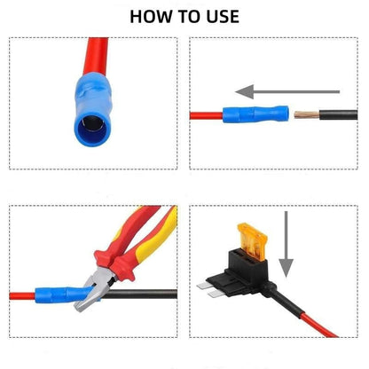 🔧 KÖP 2, FÅ 1 GRATIS! ⚡ 12-delars Add-A-Circuit Säkringstappssats – Universell, Lätt Installation & Skydd för Bilens Elsystem 🚗
