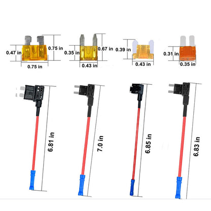 🔧 KÖP 2, FÅ 1 GRATIS! ⚡ 12-delars Add-A-Circuit Säkringstappssats – Universell, Lätt Installation & Skydd för Bilens Elsystem 🚗