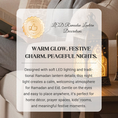 LED-ramadanlyktor som dekoration