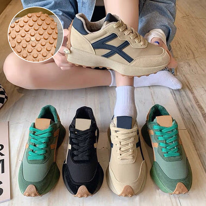 🔥Trendiga sneakers med tjock sula för kvinnor