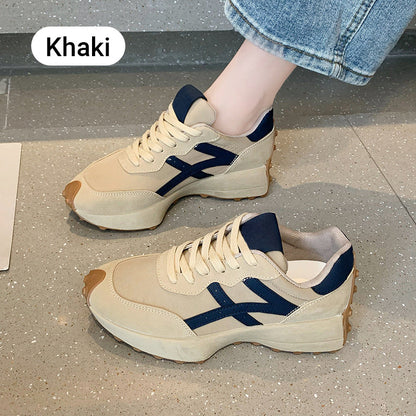 🔥Trendiga sneakers med tjock sula för kvinnor