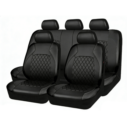 🚗 50% RABATT NU! 9‑delars universellt lädersätesöverdragsset – lyxigt, andningsbart & airbagkompatibelt – perfekt för bil, SUV och pickup 🛋️✨