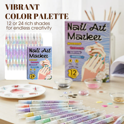 🥳REA 2026🥳💞Över 50 000 sålda!✨🎨 Nagelkonstpennor med dubbla spetsar💅🖌️