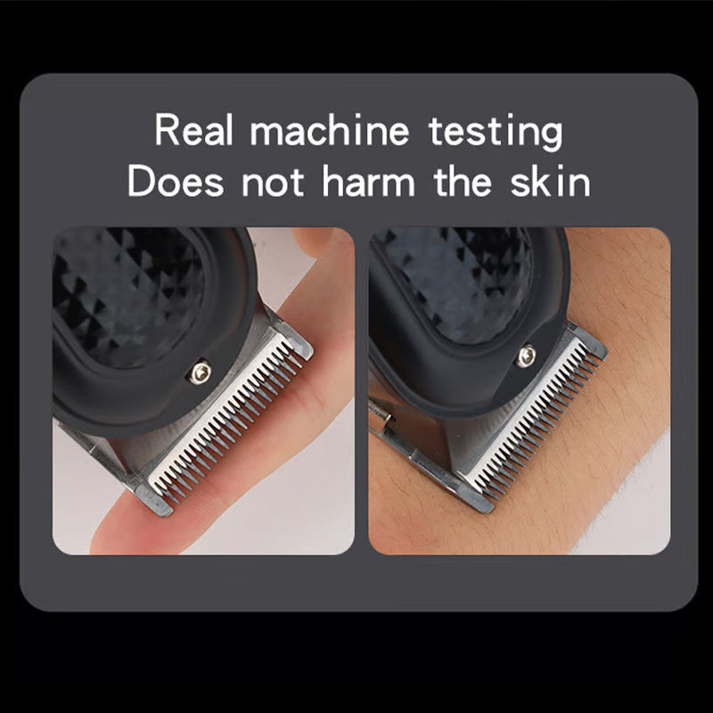 📢📢50% RABATT  NU!! ⏰Hållbar & Vass Elektrisk Hårtrimmer Set – Självslipande Blad, Tyst Borstlös Motor & Smart Displayskärm✂️
