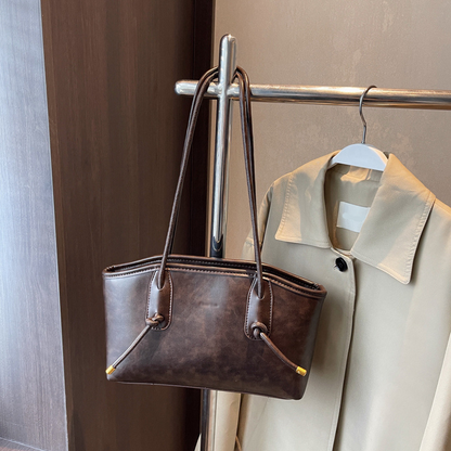 👜 50% RABATT 📸 | Y2K Axelväska i PU-Läder – Trendig Retro & Slitstark