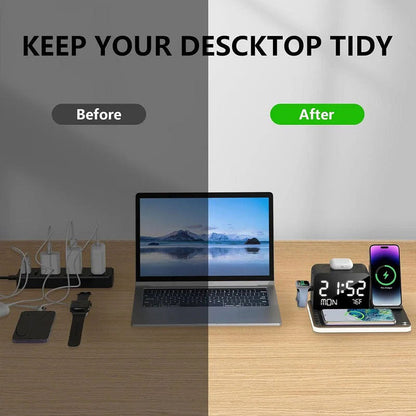 🔥🔥Köp 2 🔥 7-i-1 trådlös laddningsstation