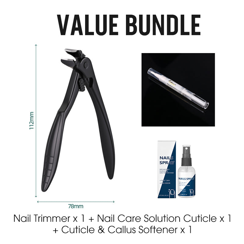 🤩 Hett erbjudande! ✂️ Stänksäker nageltrimmer i rostfritt stål ✨