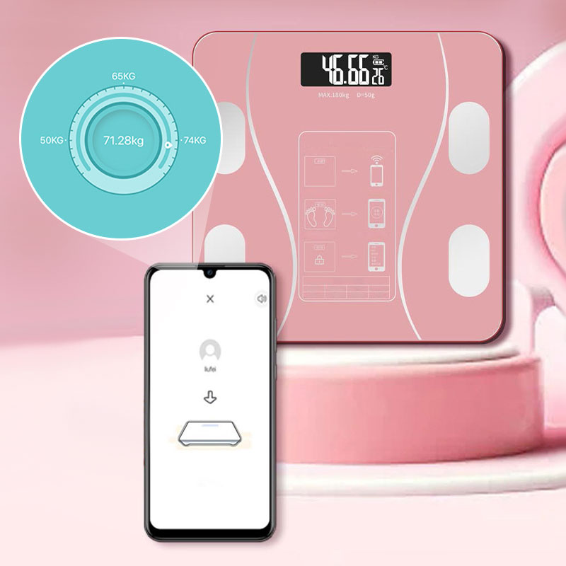🏅🔥Sista dagens rea 50% RABATT🔥Vikt & Kroppsfett Smart Digital Våg