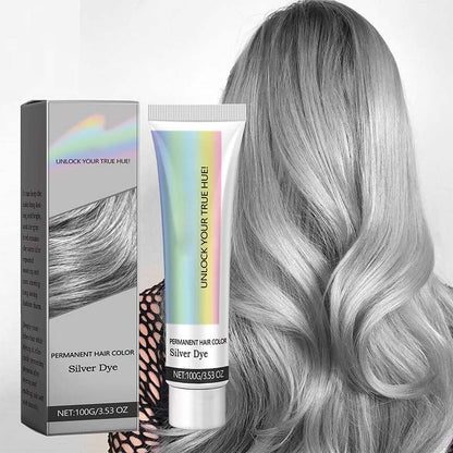 🔥50 % rabatt så länge lagret räcker!🎉2-i-1 Naturlig Essens Extrakt Silver Hårfärg