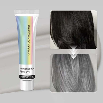 🔥50 % rabatt så länge lagret räcker!🎉2-i-1 Naturlig Essens Extrakt Silver Hårfärg
