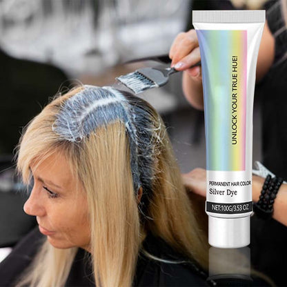 🔥50 % rabatt så länge lagret räcker!🎉2-i-1 Naturlig Essens Extrakt Silver Hårfärg
