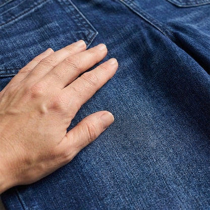 Damjeans med hög midja och vida ben