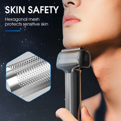 🧔 50% RABATT NU – NY PRODUKTLANSNERING 2026! ⚡ Högeffektiv uppladdningsbar elektrisk rakapparat för män – slät rakning, hudvänlig & tyst – säg adjö till irritation efter rakning ✨