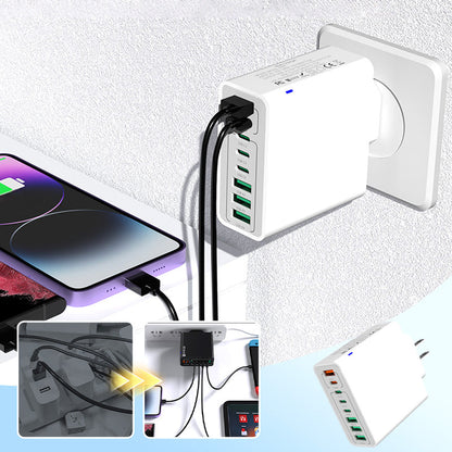 Multi-Port 150W snabbladdare för mobiltelefoner
