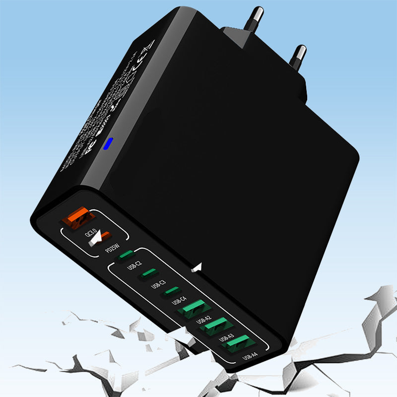Multi-Port 150W snabbladdare för mobiltelefoner
