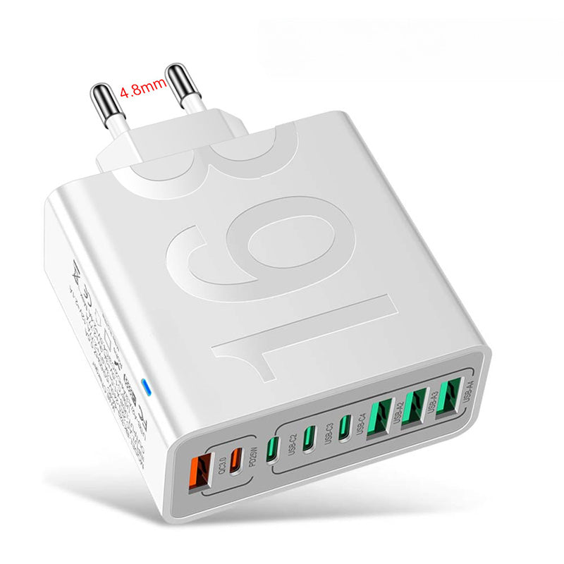 Multi-Port 150W snabbladdare för mobiltelefoner