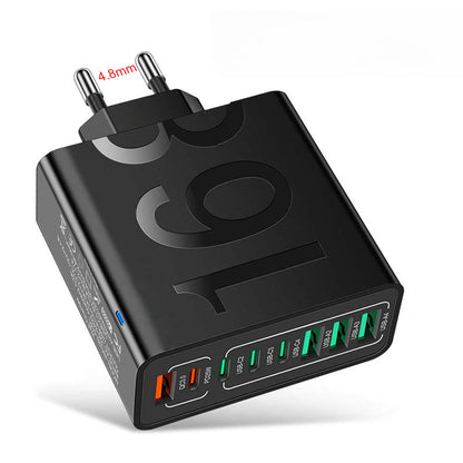 Multi-Port 150W snabbladdare för mobiltelefoner