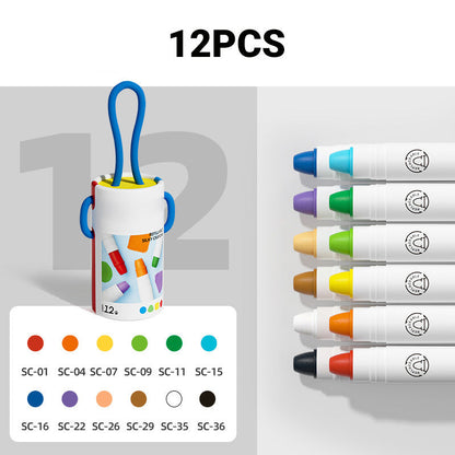Tvättbara, snabbtorkande, giftfria oljepastellkritor
