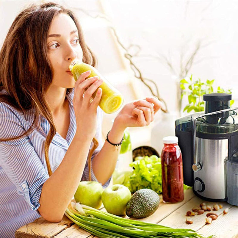 Snabb elektrisk juicepress för hemmabruk