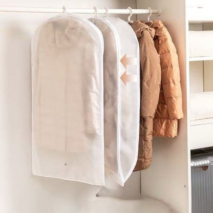 📦 50% RABATT! Hängande Klädpåse med Självkomprimerande Dragkedja – Skrynkelfri, Vattentät & Utrymmesbesparande!