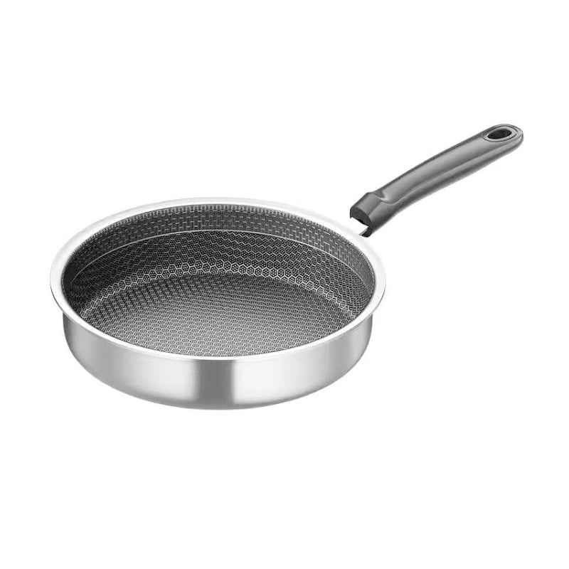 Honeycomb non-stick stekpanna i rostfritt stål