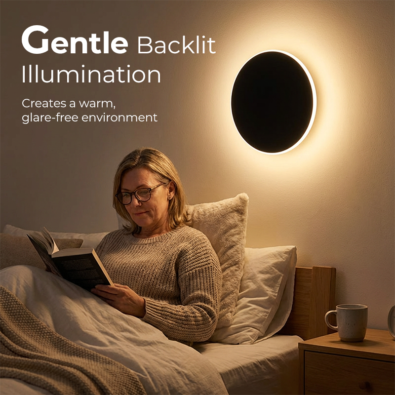 50 % RABATT!! 🌟Moderna runda LED-vägglampor