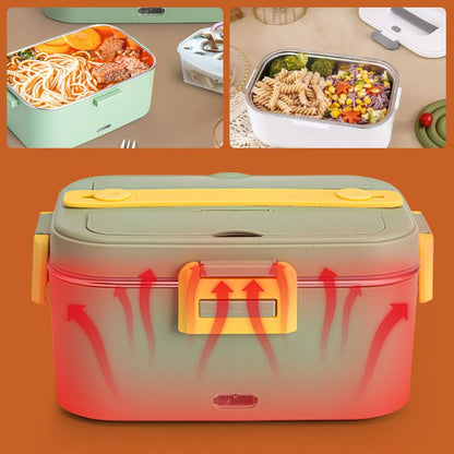 Pousbo® Bento-lunchlåda i rostfritt stål med elektrisk uppvärmning