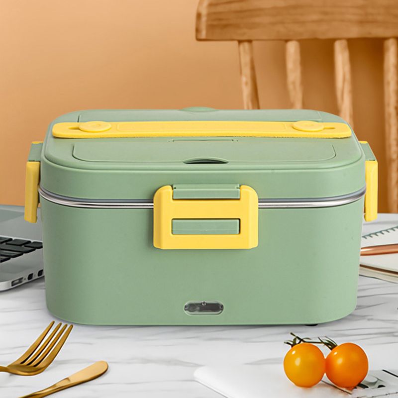 Pousbo® Bento-lunchlåda i rostfritt stål med elektrisk uppvärmning